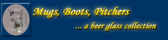 Mugs, boots, pitchers - a beer glass collection