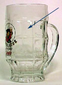 Jubilator - Beer mug with square dimples